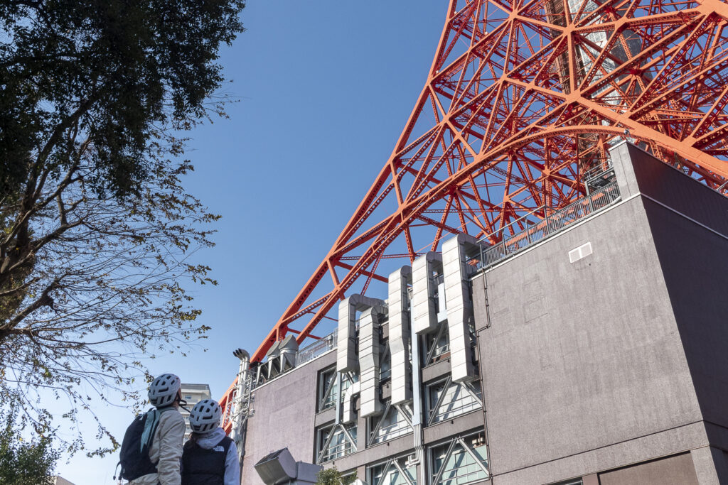 Tokyo Tower: Tokyo’s iconic red landmark—a must-see.  