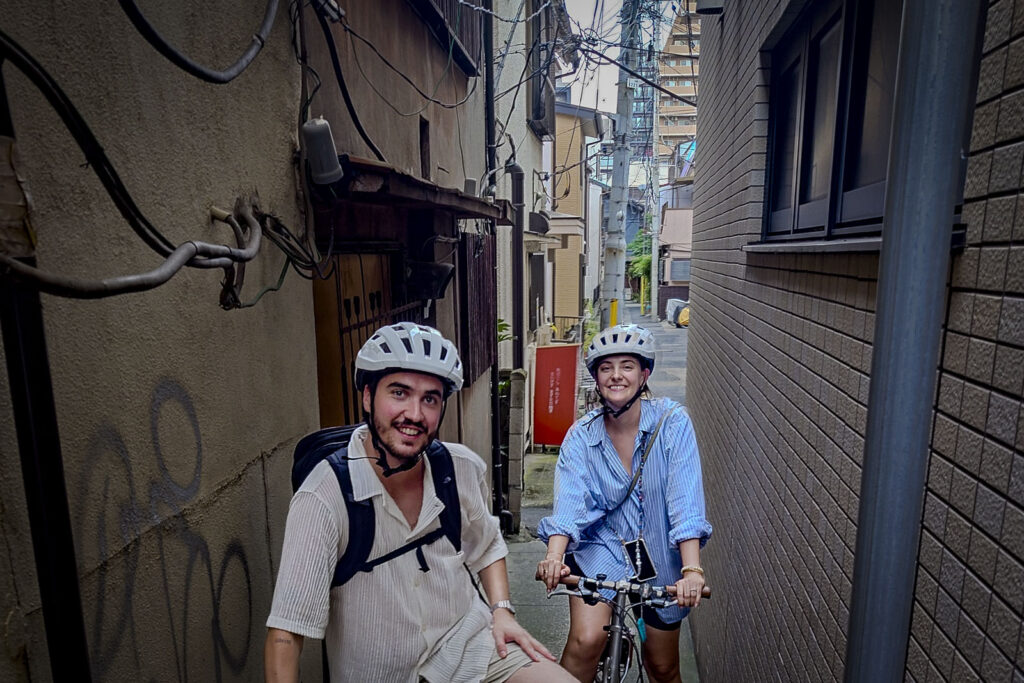 Countless backstreets in Tokyo.