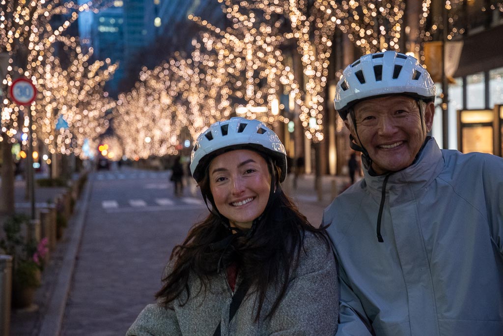 Lighting up at Marunouchi.