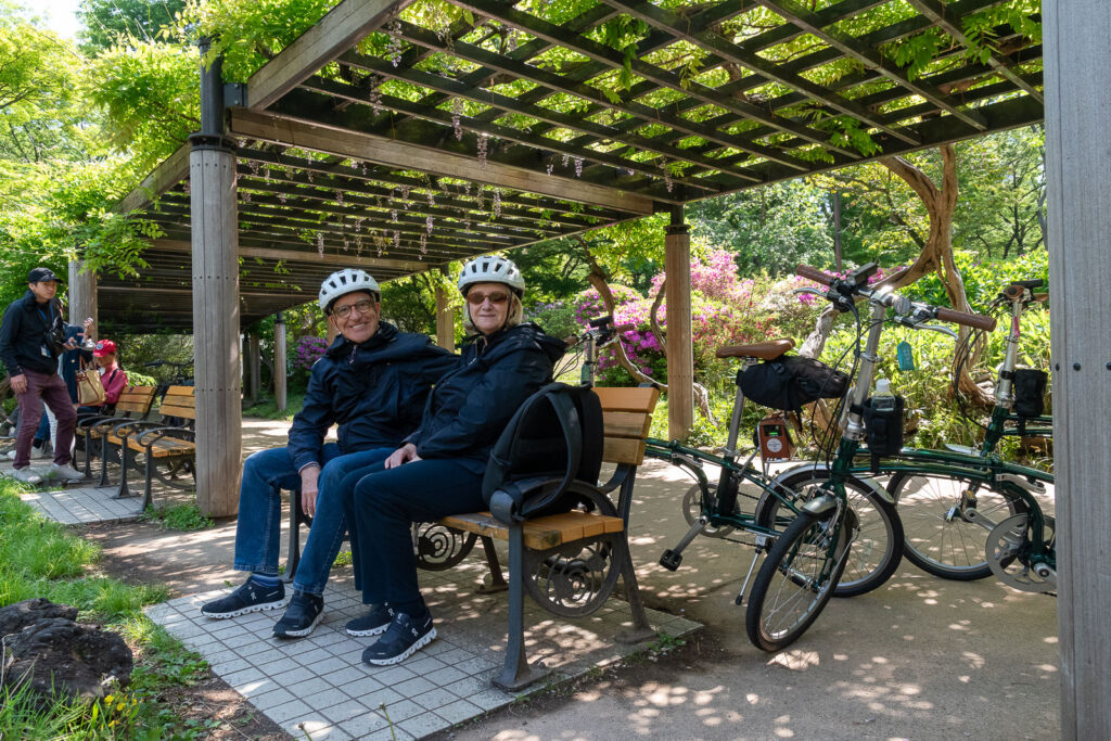 We wish to be relaxed permanently at Hibiya Park.
