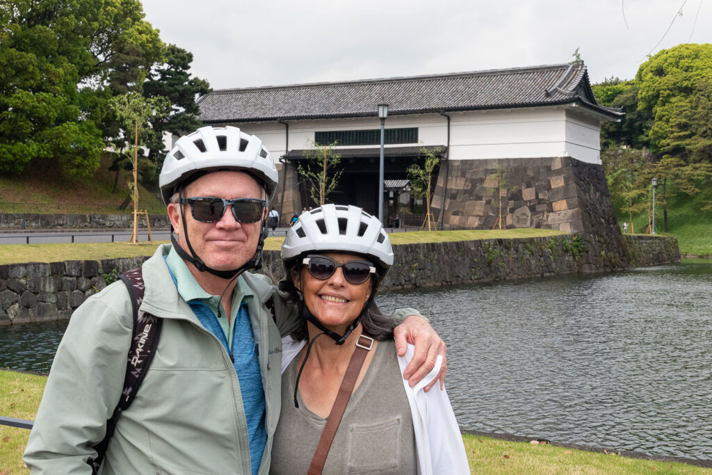 Enjoy the contrast of the old and new landscape at the Imperial Palace.