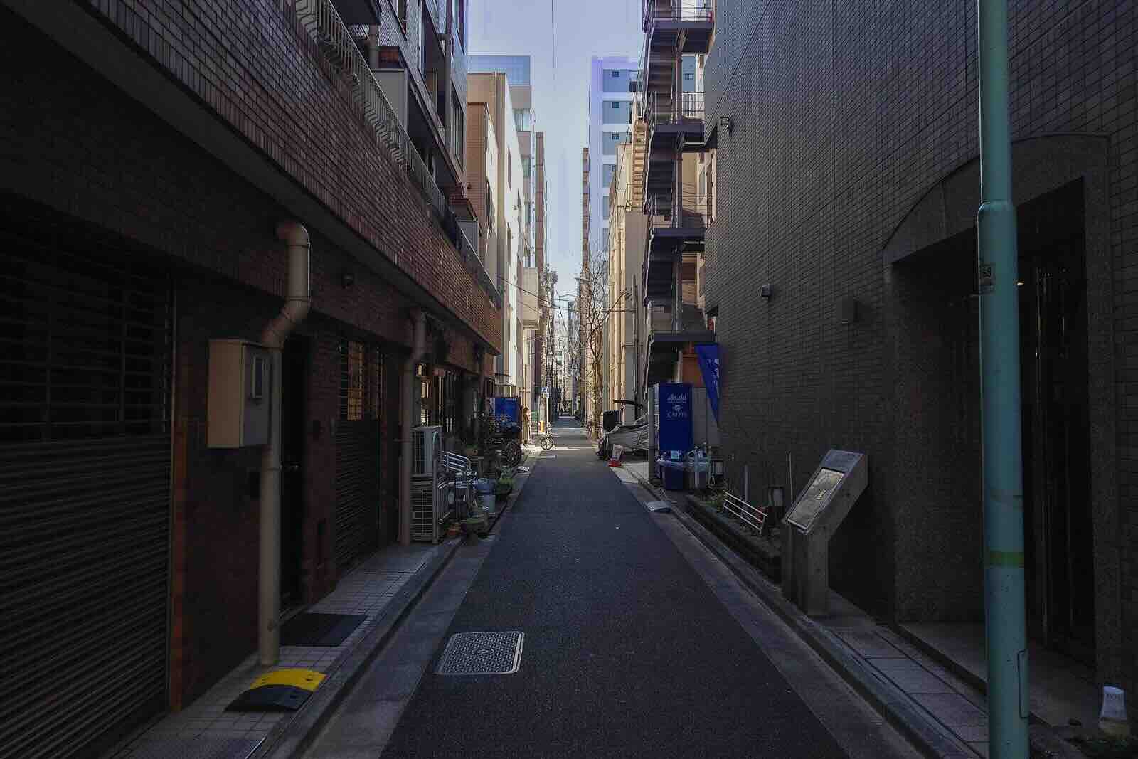A back street in Tokyo