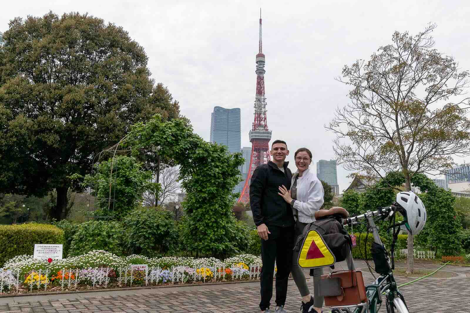 Tokyo Tower, Azabudai Hills, and a lovely couple!