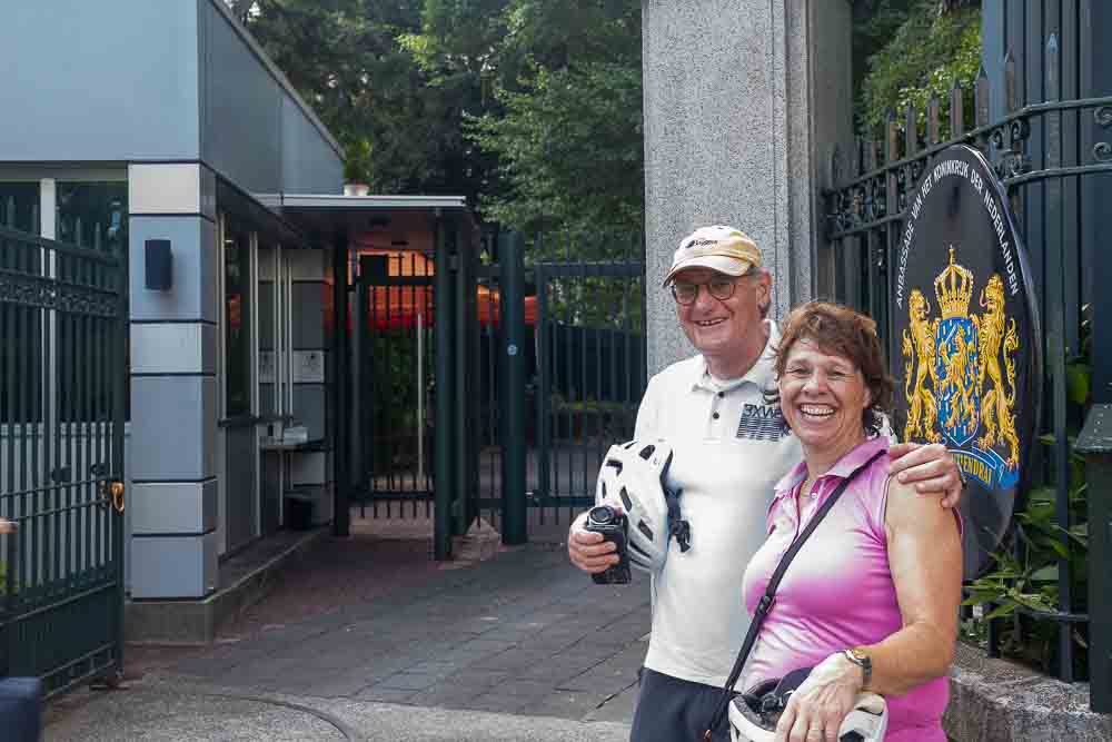 A special visit to their Embassy