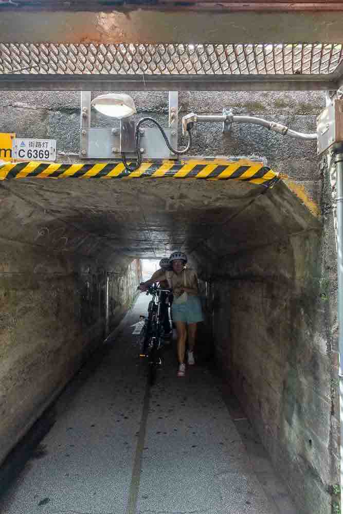 Through the tunnel