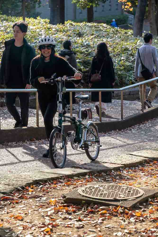 Uphills? No worries! Just push your bike!