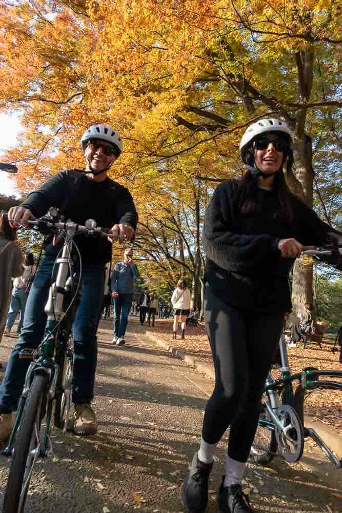 In the crowd? Let's walk.