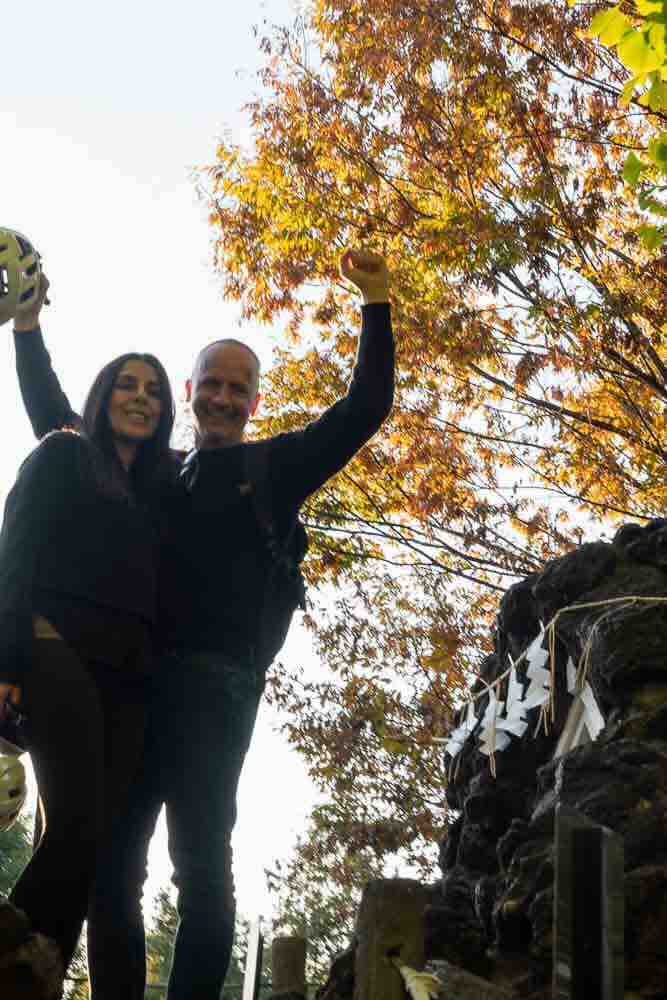On the hill of mini-Mt. Fuji