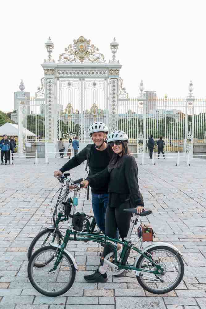 Getting used to it, we smiled more.