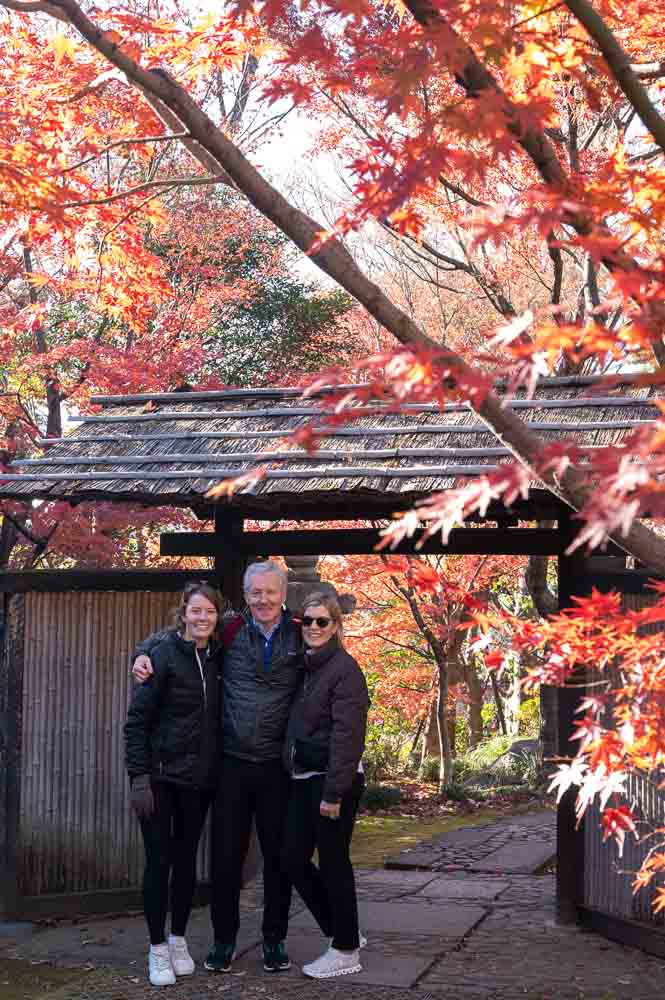 At a Japanese old house.